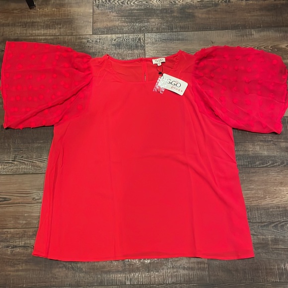 Bright Red  XL GiGio Plus+ Top - Picture 4 of 7